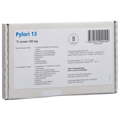 PYLORI 13 Helicobacter pylori Atemtest-Kit