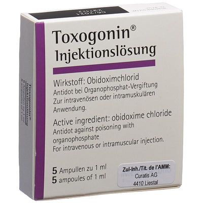 TOXOGONIN Inj Lös 250 mg/ml 5 Amp 1 ml