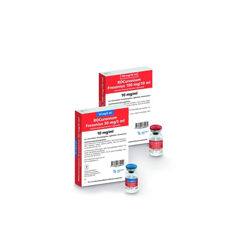 ROCURONIUM Fresenius 50 mg/5ml (2-8°C) 10 Stk