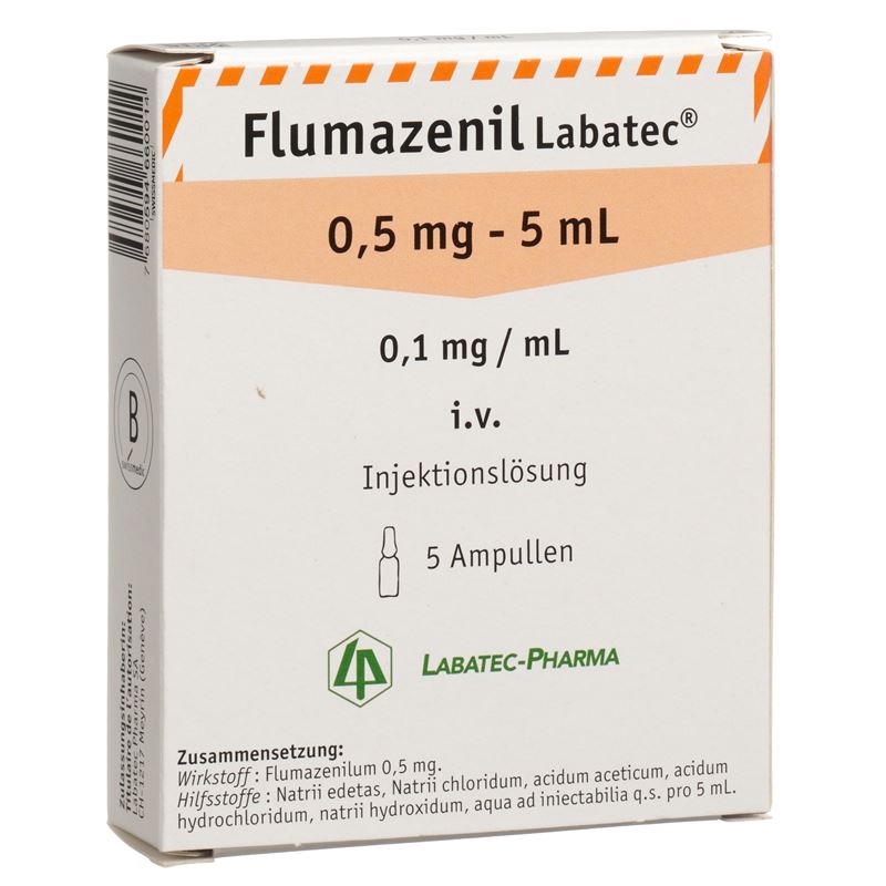 FLUMAZENIL Labatec 0.5 mg/5ml 5 Amp 5 ml