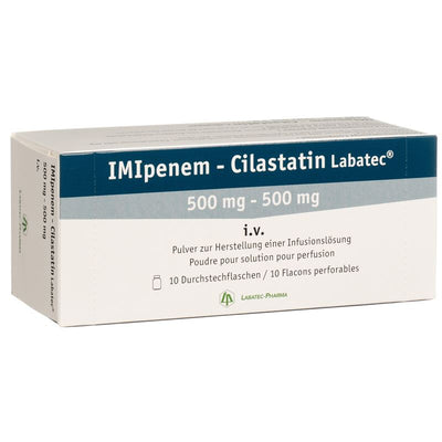 IMIPENEM-CILASTATIN Labatec 500mg/500mg Fl 10 Stk