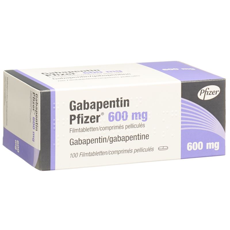 GABAPENTIN Pfizer Filmtabl 600 mg 100 Stk