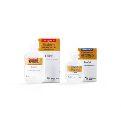 CIPROFLOXACIN Fresenius 400 mg/200ml KabiPa 10 Stk