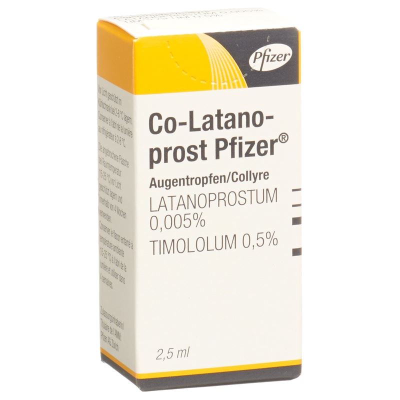 CO-LATANOPROST Pfizer Gtt Opht Fl 2.5 ml