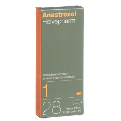 ANASTROZOL Helvepharm Filmtabl 1 mg 28 Stk