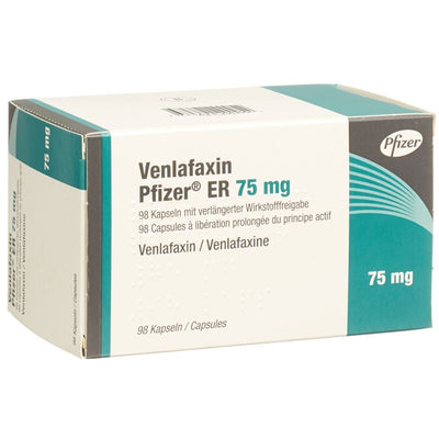 VENLAFAXIN Pfizer ER Ret Kaps 75 mg 98 Stk