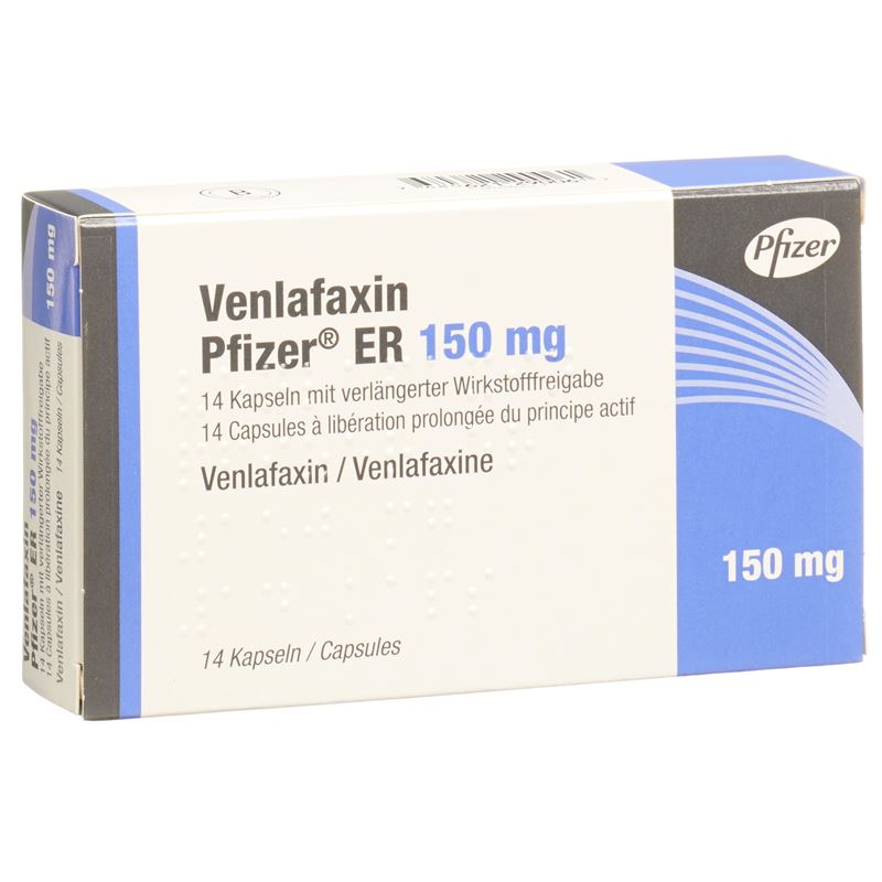 VENLAFAXIN Pfizer ER Ret Kaps 150 mg 14 Stk
