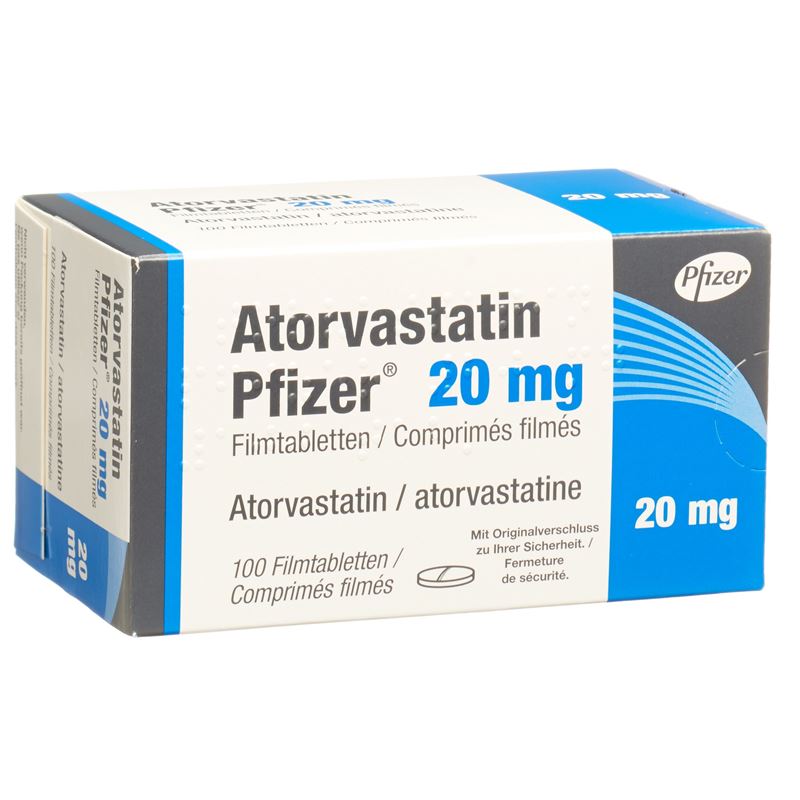 ATORVASTATIN Pfizer Filmtabl 20 mg 100 Stk