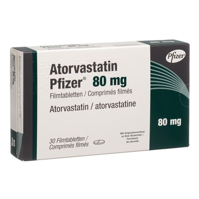 ATORVASTATIN Pfizer Filmtabl 80 mg 30 Stk