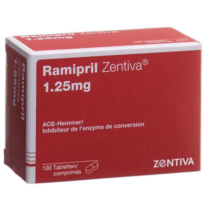 RAMIPRIL Zentiva Tabl 1.25 mg 100 Stk