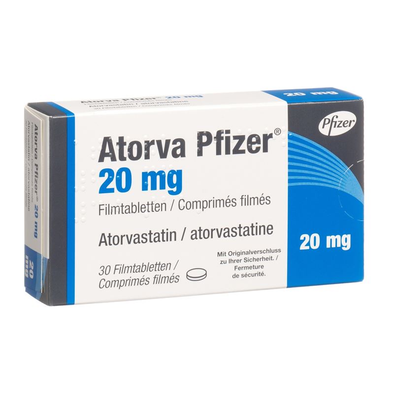 ATORVA Pfizer Filmtabl 20 mg 30 Stk – Hausarzt Shopping