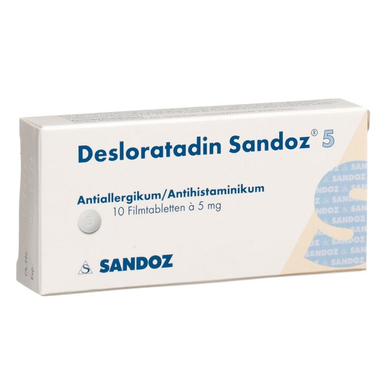DESLORATADIN Sandoz Filmtabl 5 mg 10 Stk – Hausarzt Shopping