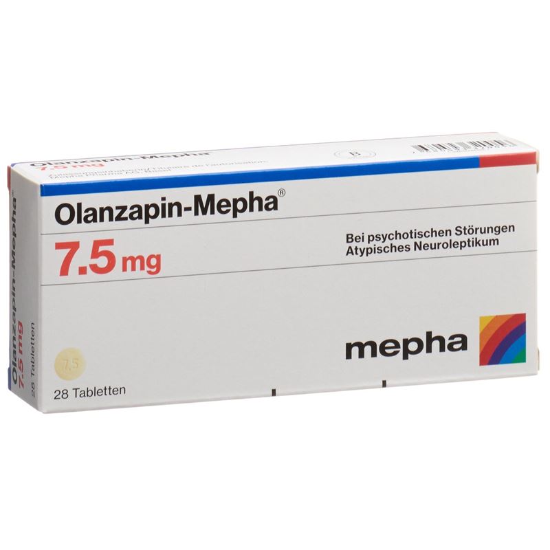 OLANZAPIN Mepha Tabl 7.5 mg 28 Stk