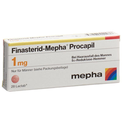FINASTERID Mepha Procapil Filmtabl 1 mg 28 Stk