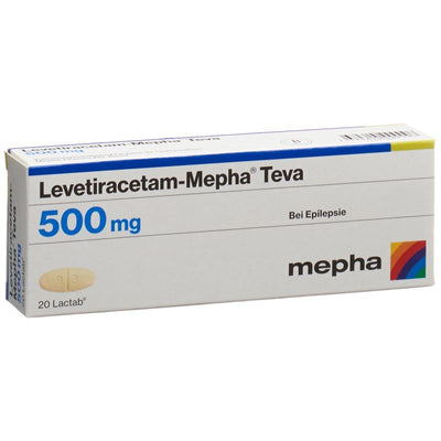 LEVETIRACETAM Mepha Teva Filmtabl 500 mg 20 Stk