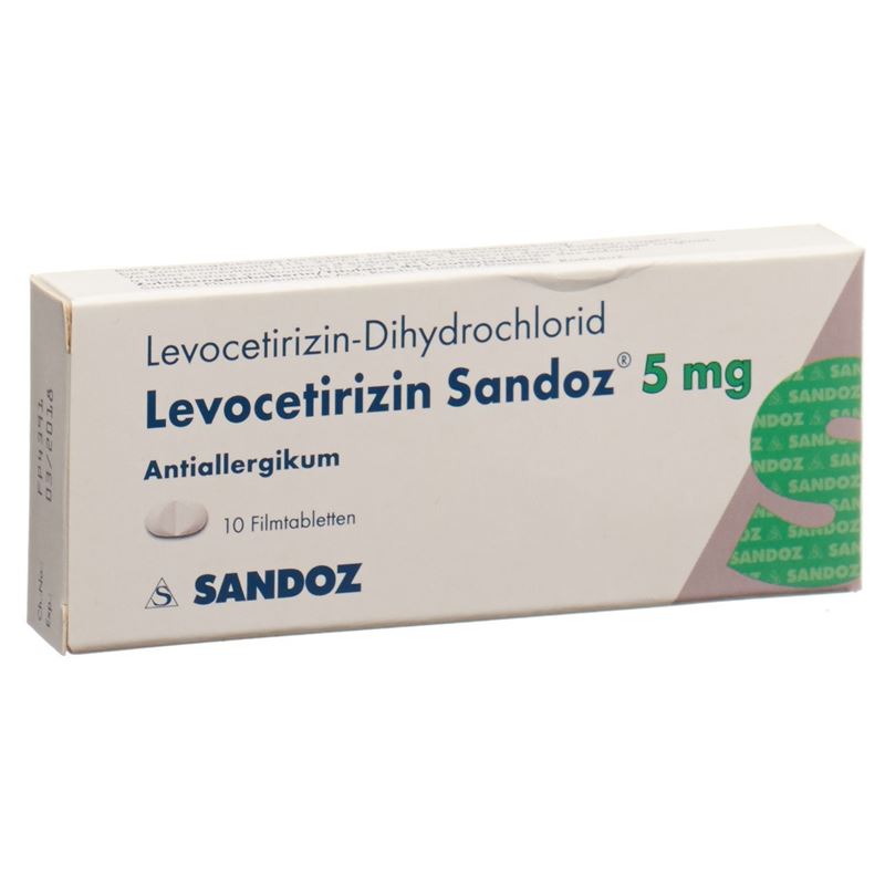 LEVOCETIRIZIN Sandoz Filmtabl 5 mg 10 Stk – Hausarzt Shopping