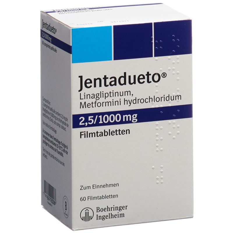 JENTADUETO Filmtabl 2.5 mg/1000 mg 60 Stk