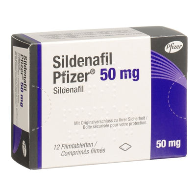SILDENAFIL Pfizer Filmtabl 50 mg 12 Stk