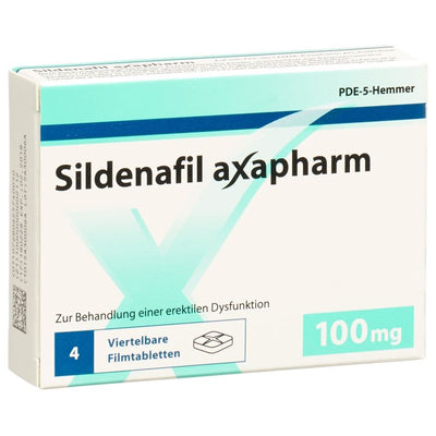 SILDENAFIL axapharm Filmtabl 100 mg 4 Stk