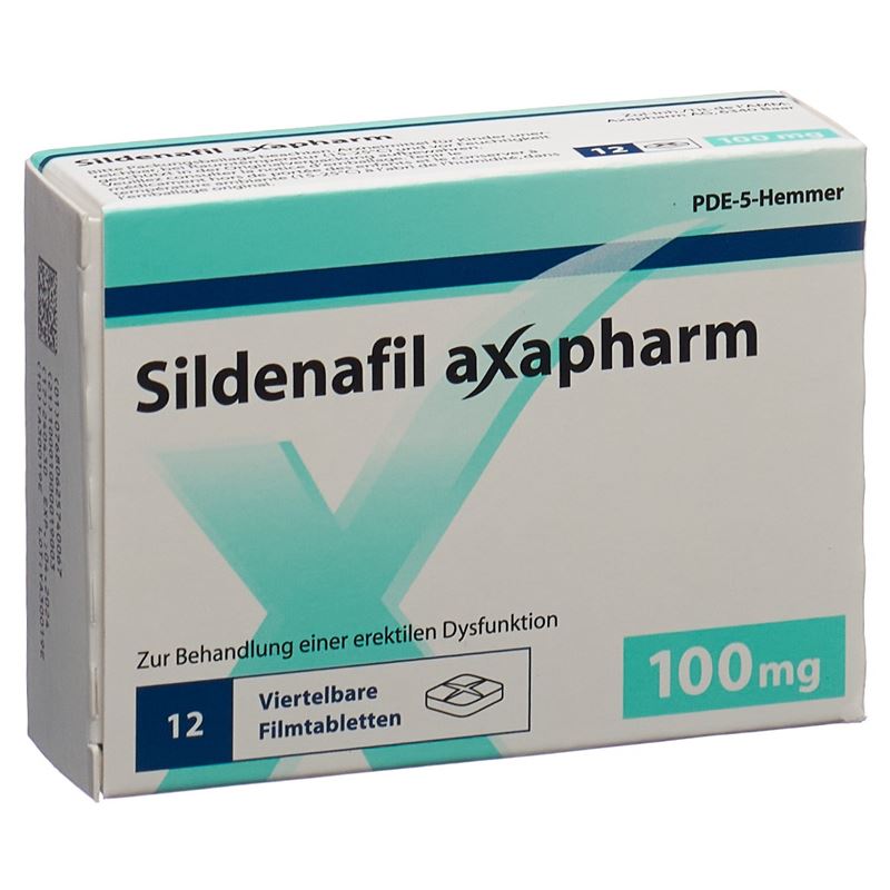 SILDENAFIL axapharm Filmtabl 100 mg 12 Stk