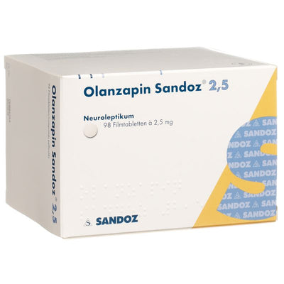 OLANZAPIN Sandoz Filmtabl 2.5 mg 98 Stk