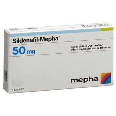 SILDENAFIL Mepha Filmtabl 50 mg 4 Stk