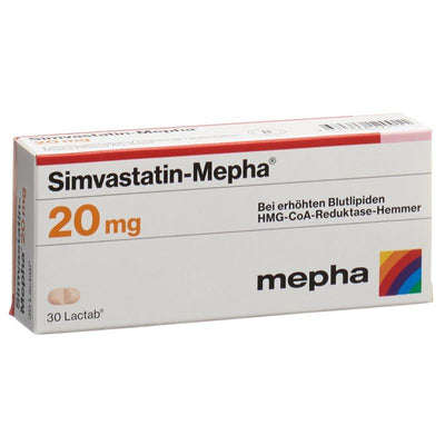 SIMVASTATIN Mepha Lactab 20 mg 30 Stk