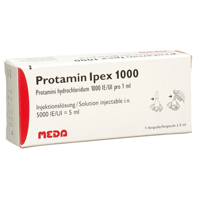 PROTAMIN Ipex 1000 Inj Lös 5000 IE/5ml Amp 5 ml