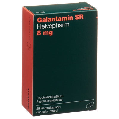 GALANTAMIN SR Helvepharm Ret Kaps 8 mg 28 Stk