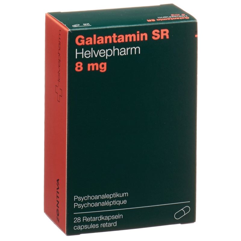 GALANTAMIN SR Helvepharm Ret Kaps 8 mg 28 Stk