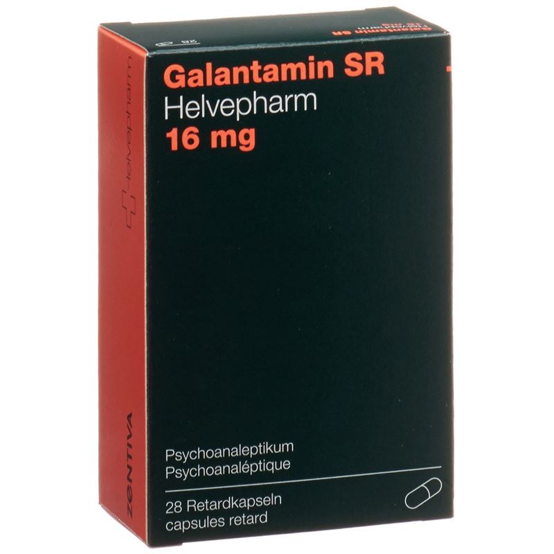 GALANTAMIN SR Helvepharm Ret Kaps 16 mg 28 Stk
