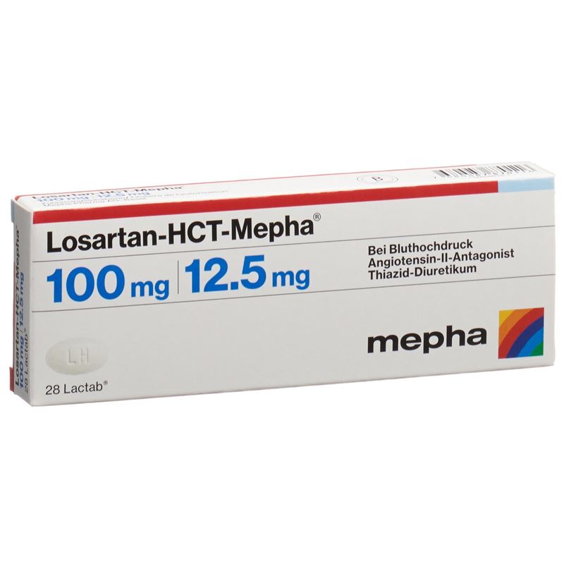 LOSARTAN-HCT Mepha Lactab 100/12.5mg 28 Stk