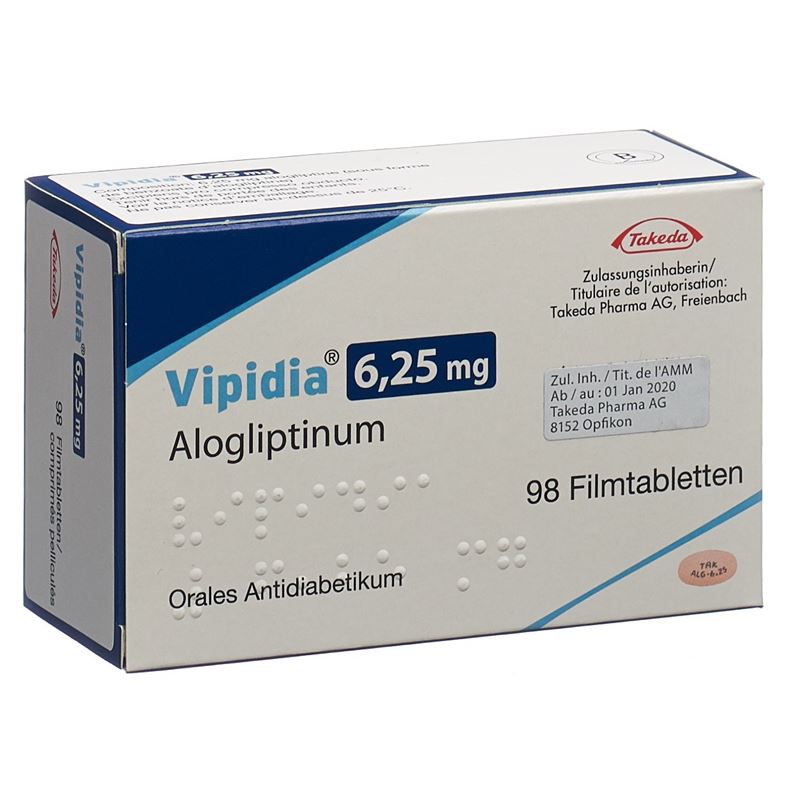 VIPIDIA Filmtabl 6.25 mg 98 Stk
