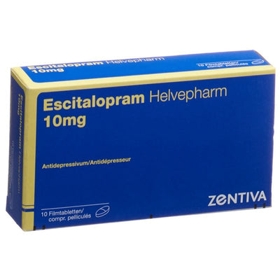 ESCITALOPRAM Helvepharm Filmtabl 10 mg 10 Stk