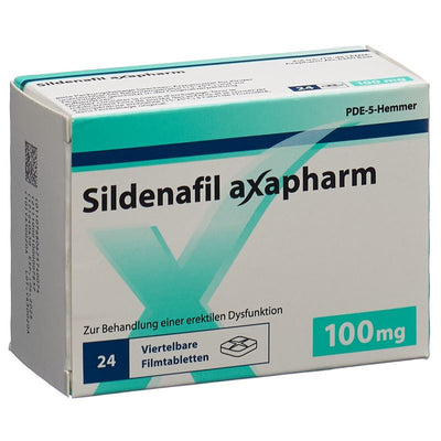 SILDENAFIL axapharm Filmtabl 100 mg 24 Stk