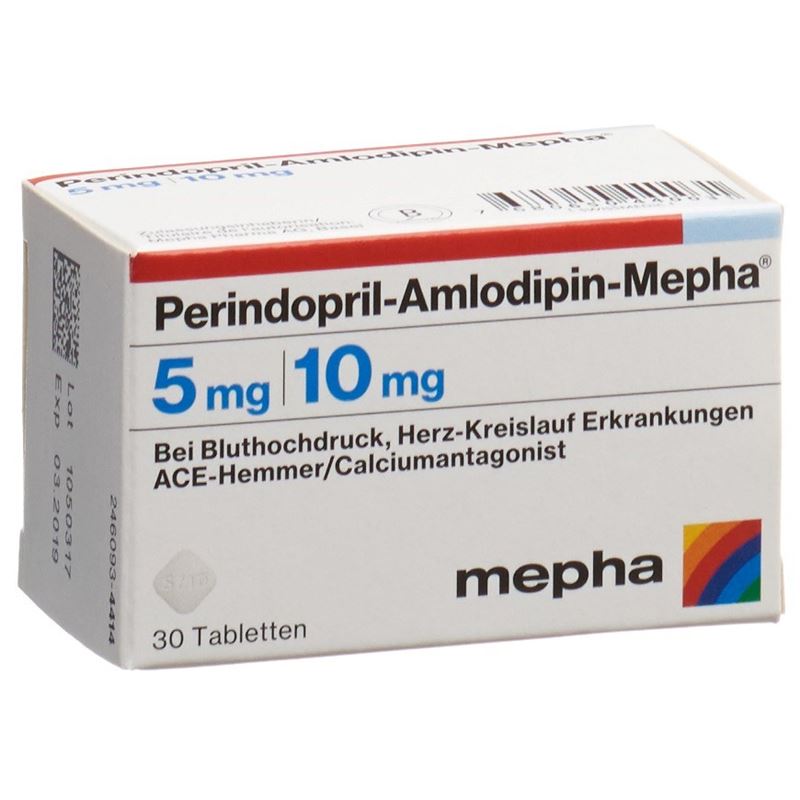 PERINDOPRIL Amlodipin-Mepha Tabl 5mg/10mg 30 Stk