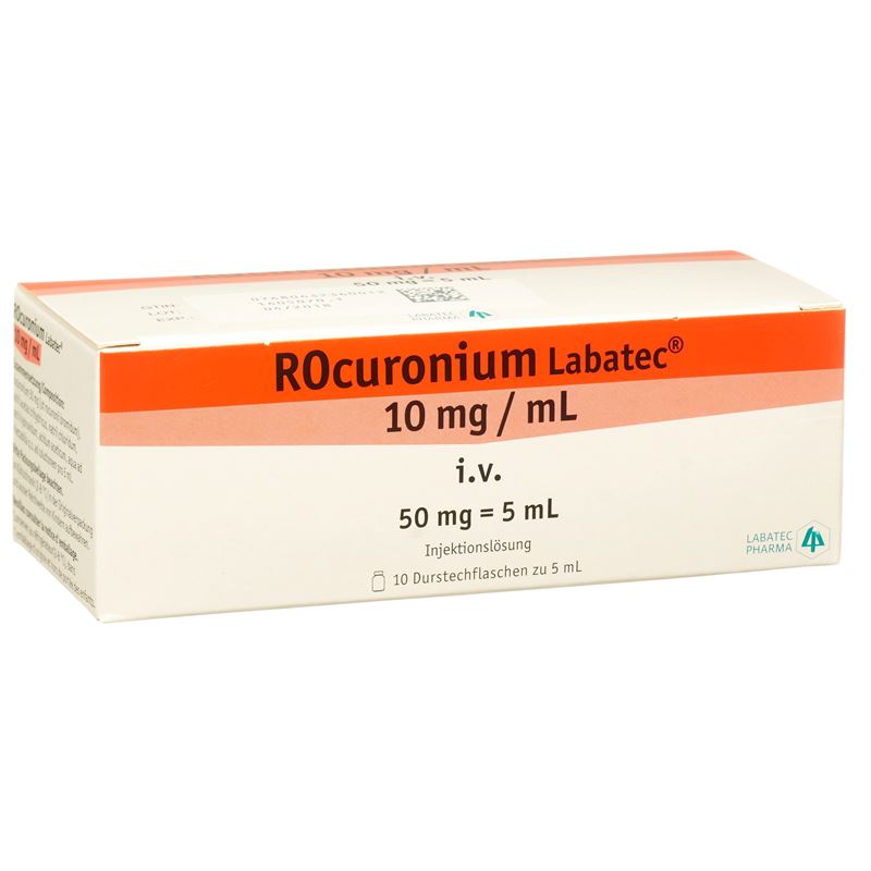 ROCURONIUM Labatec 50 mg/5ml 10 Durchstf 5 ml