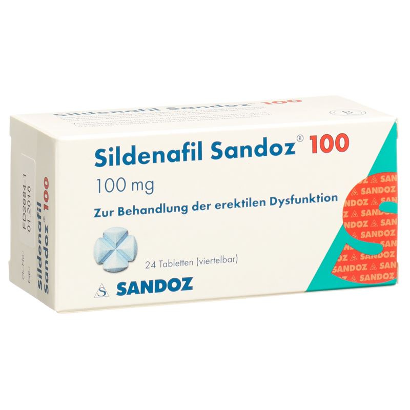 SILDENAFIL Sandoz Tabl 100 mg 24 Stk