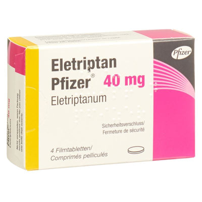 ELETRIPTAN Pfizer Filmtabl 40 mg 4 Stk