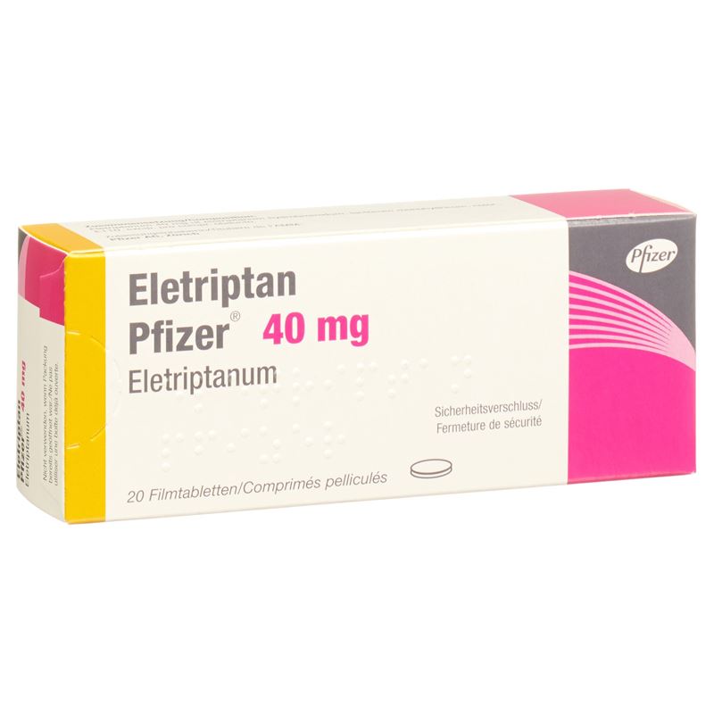 ELETRIPTAN Pfizer Filmtabl 40 mg 20 Stk