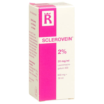 SCLEROVEIN Inj Lös 2 % i.v. Durchstf 30 ml