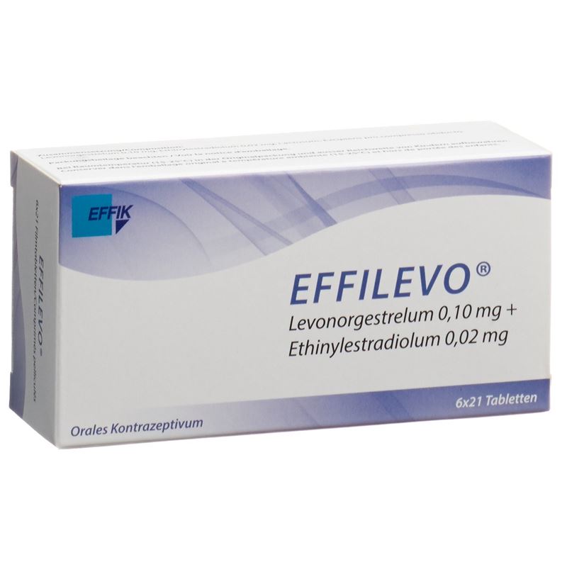 EFFILEVO Filmtabl 0.10 mg/ 0.02 mg 6 x 21 Stk