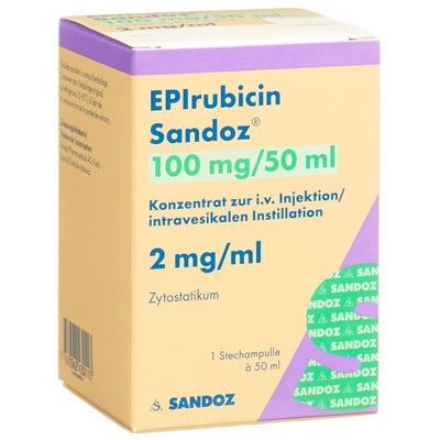 EPIRUBICIN Sandoz 100 mg/50ml Durchstf 50 ml