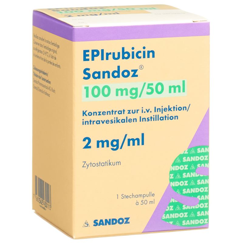 EPIRUBICIN Sandoz 100 mg/50ml Durchstf 50 ml