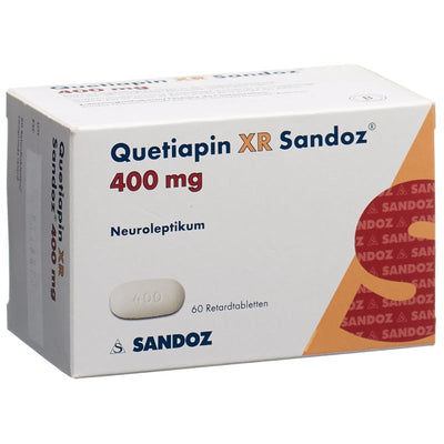 QUETIAPIN XR Sandoz Ret Tabl 400 mg 60 Stk