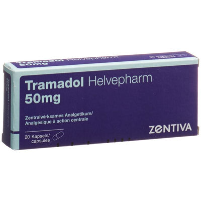 TRAMADOL Helvepharm Kaps 50 mg 20 Stk