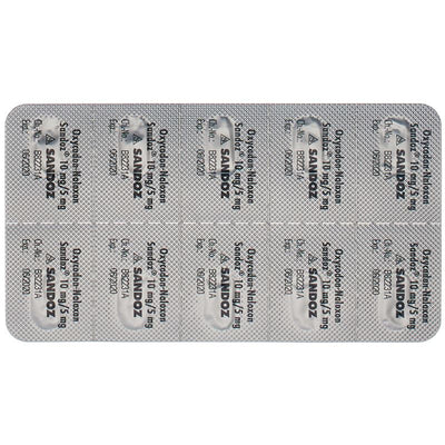 OXYCODON-NALOXON Sandoz 10 mg/5 mg 30 Stk - CONTENTBACK