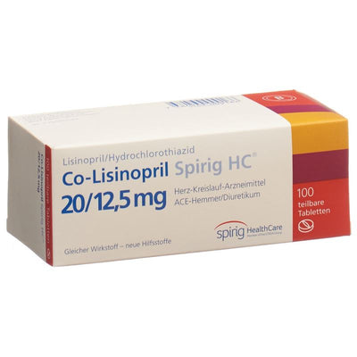 CO-LISINOPRIL Spirig HC Tabl 20/12.5 mg 100 Stk