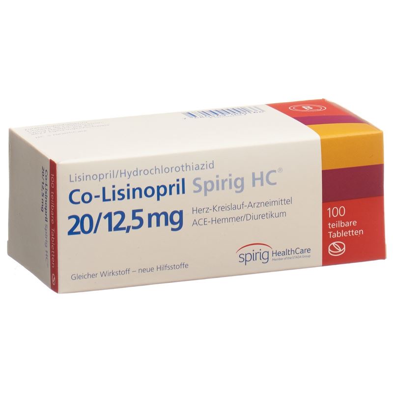 CO-LISINOPRIL Spirig HC Tabl 20/12.5 mg 100 Stk