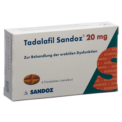 TADALAFIL Sandoz Filmtabl 20 mg 4 Stk